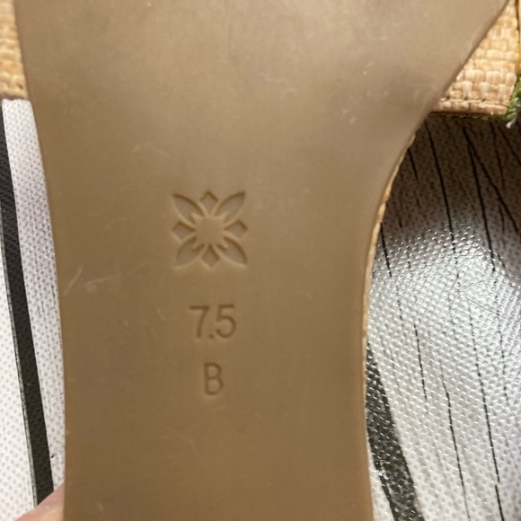 BCBGENERATION Genna Straw Pom Pom Slides - Picture 6 of 9